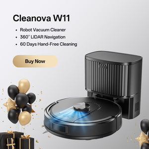 Vactidy & Vexilar | Cleanova W11 Robot Vacuum Cleaner