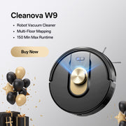 Vactidy & Vexilar | Cleanova W9 Robot Vacuum Cleaner